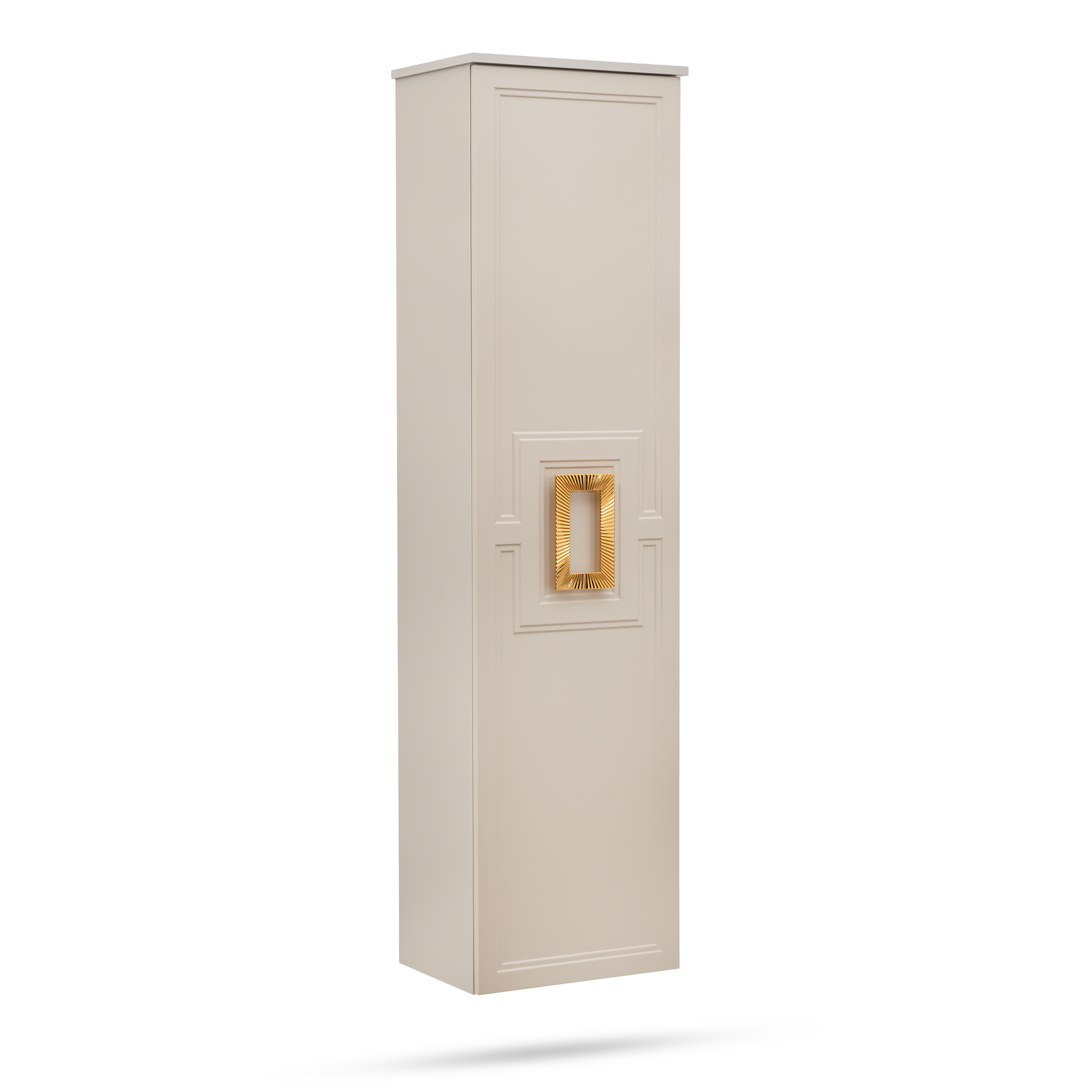 Słupek wiszący szafka do łazienki LILA kaszmir satynowy mat