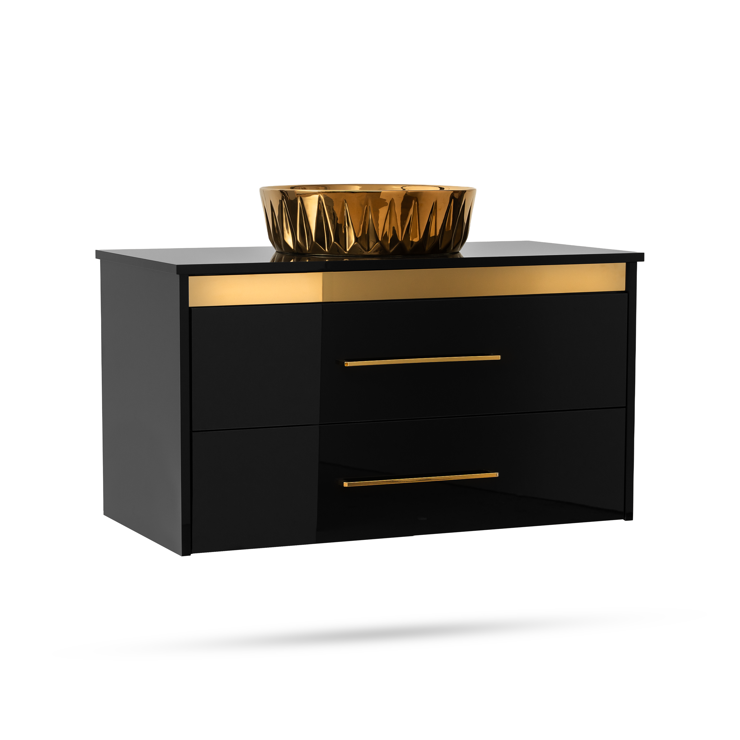 Szafka wisząca pod umywalkę NOWOŚĆ Akryl połysk czarny,biały