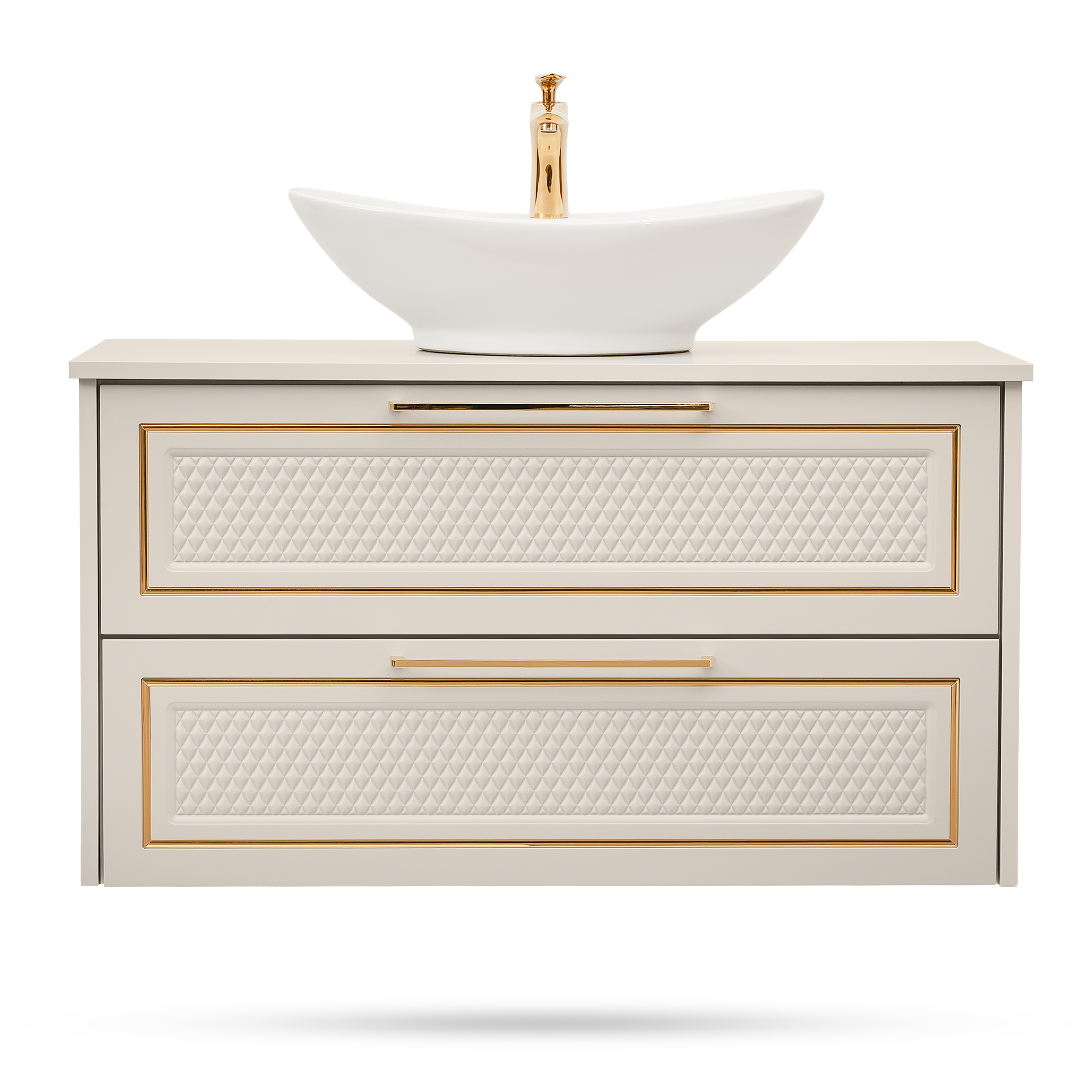 Elegancka szafka pod umywalkę Diana Karo satynowy kaszmir - obrazek 3