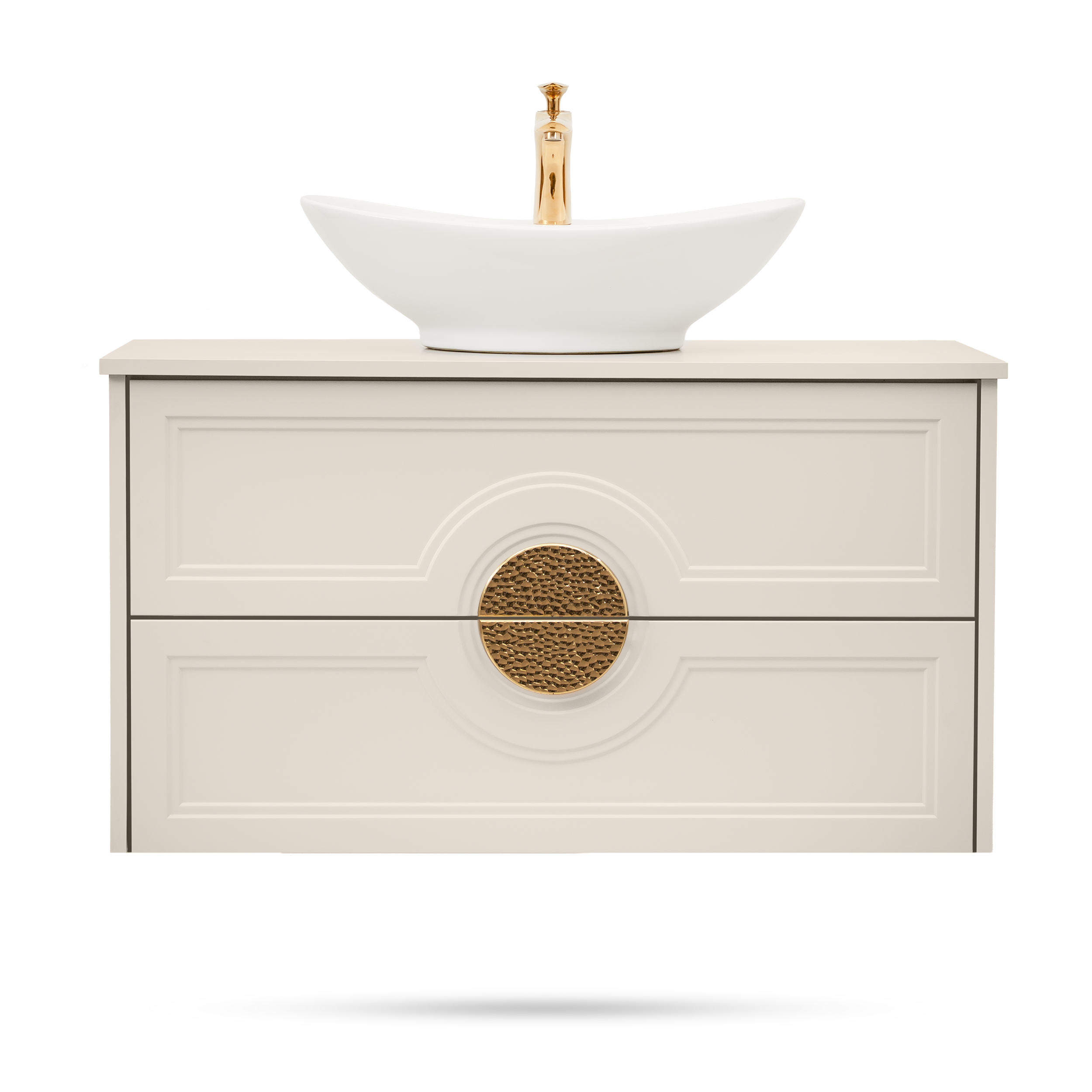 Elegancka szafka pod umywalkę LILA satynowy kaszmir - obrazek 3