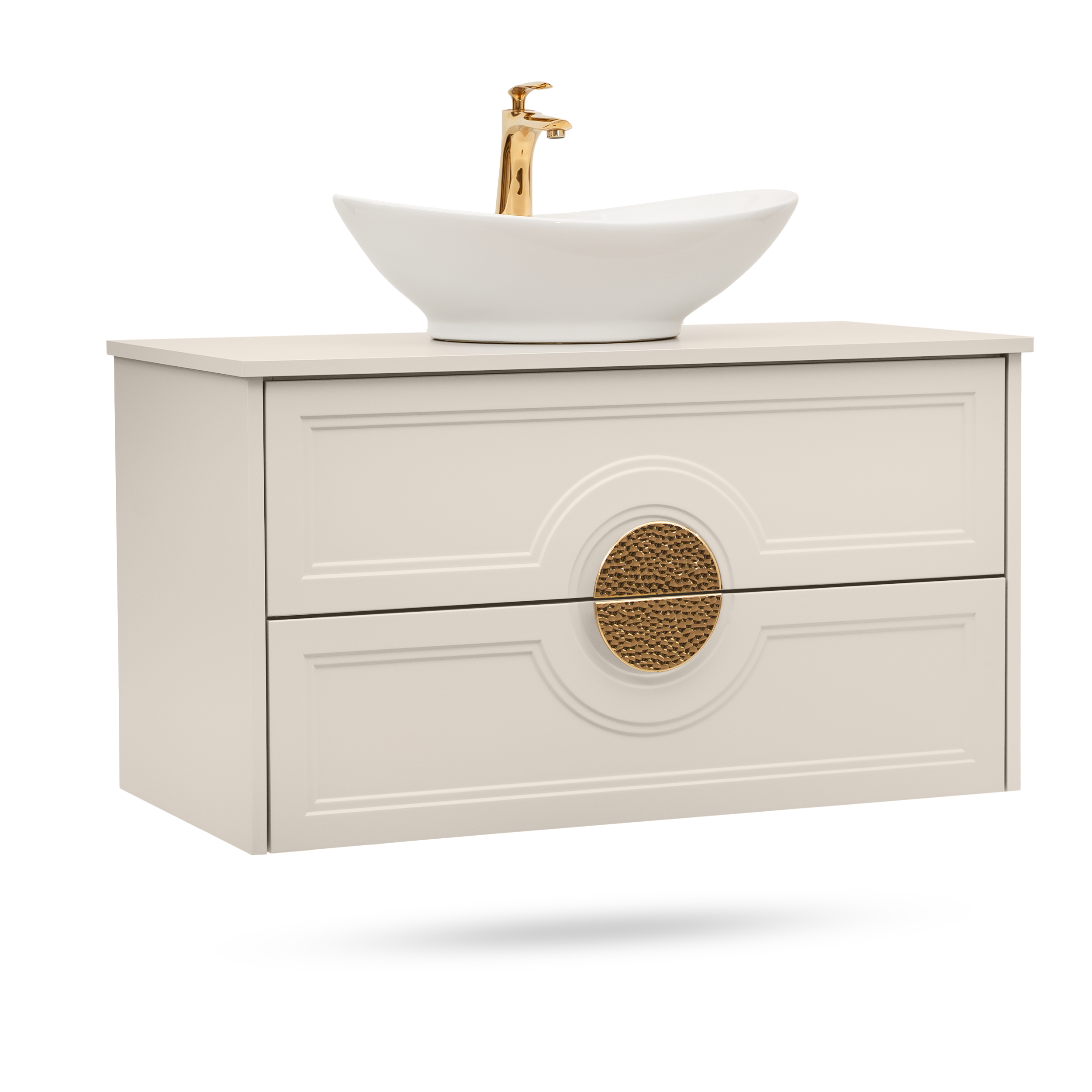 Elegancka szafka pod umywalkę LILA satynowy kaszmir