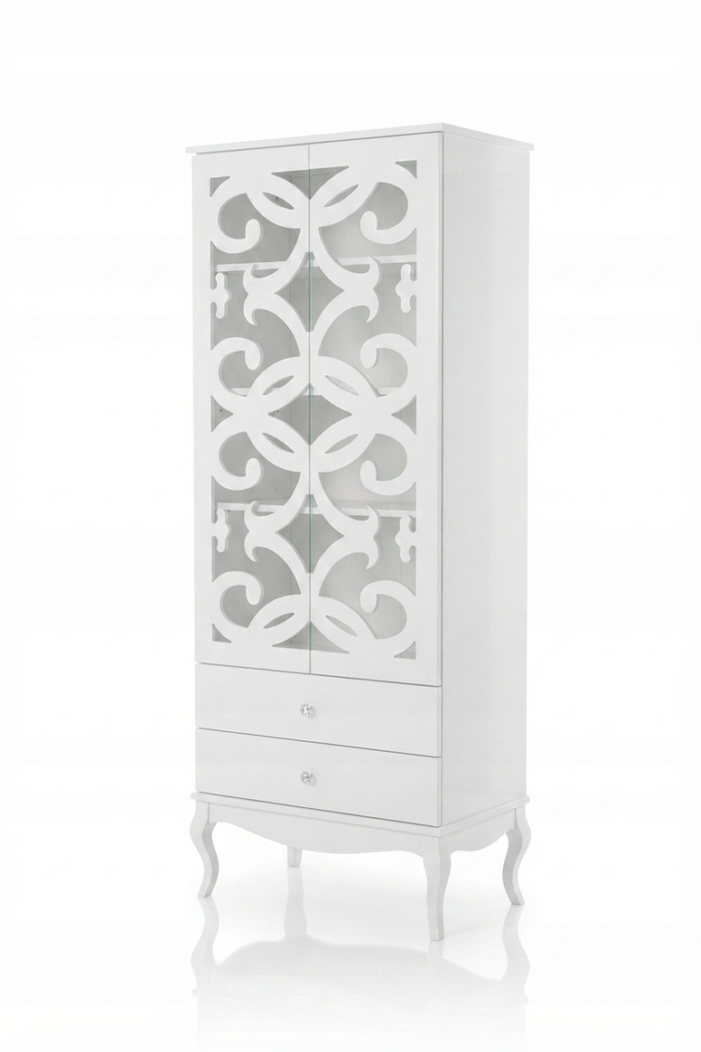 Witryna Verona 70cm ażurowa lakierowana